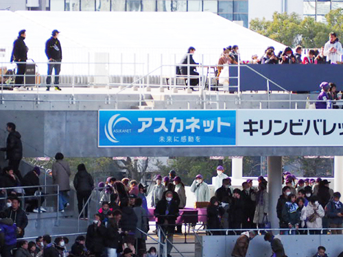 広島ビッグアーチ内の広告