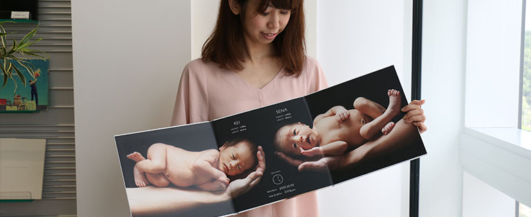 等身大フォトを残そう フォトブック事業 アスカネット