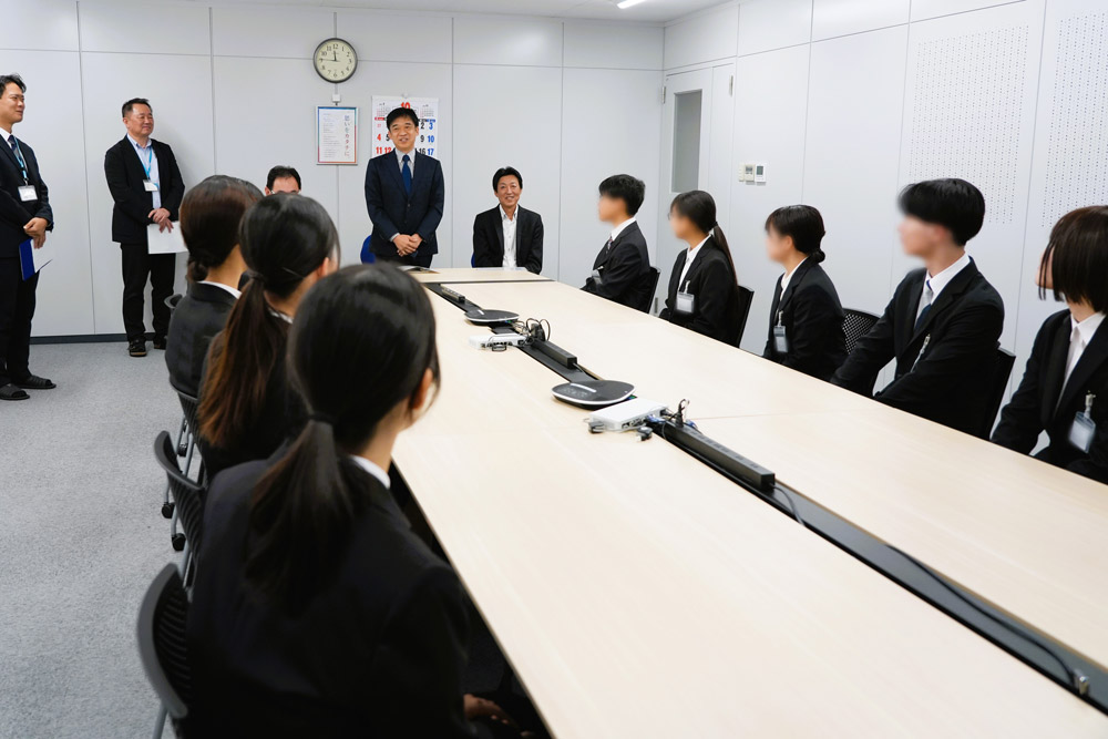 内定式の様子