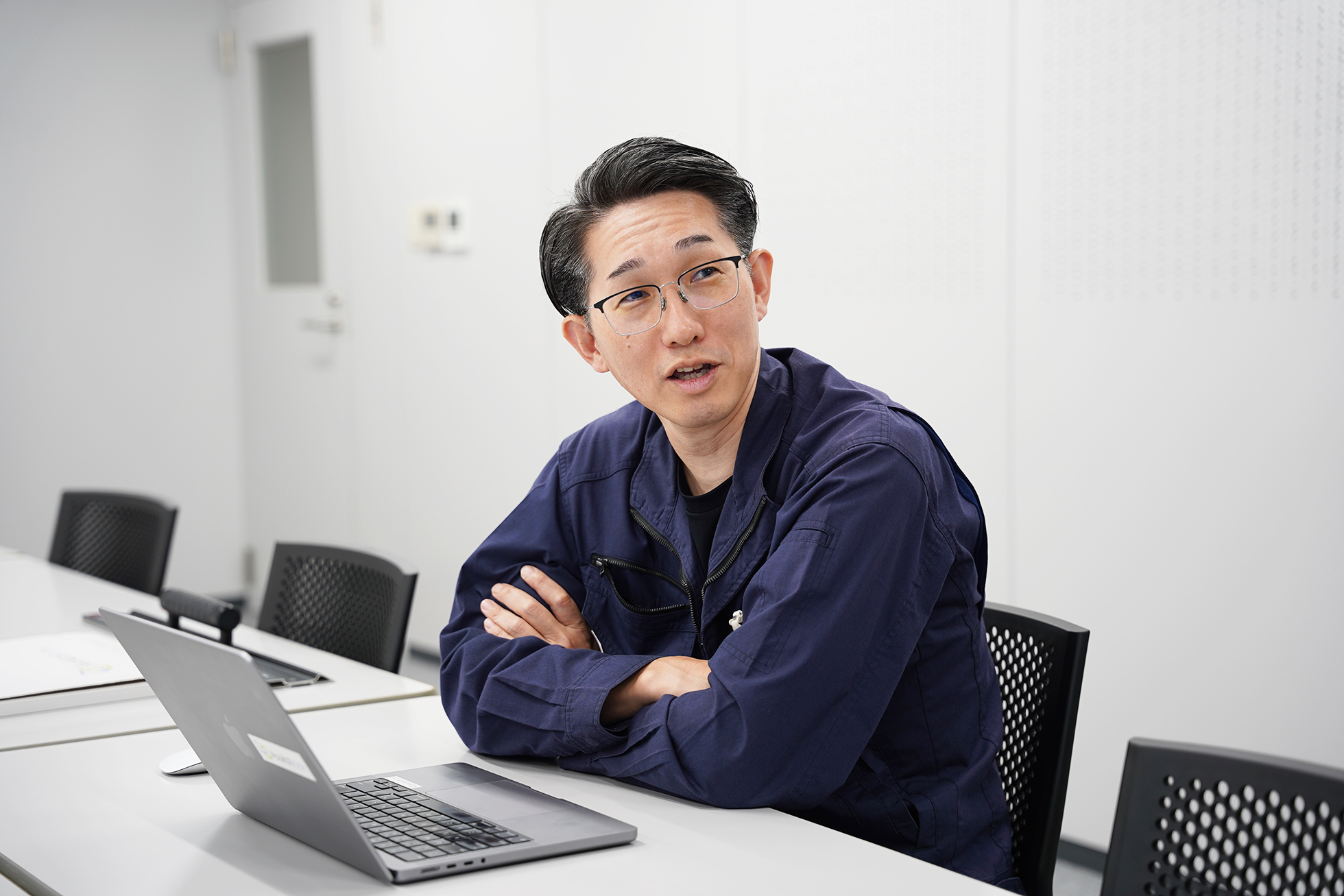 インタビュー風景